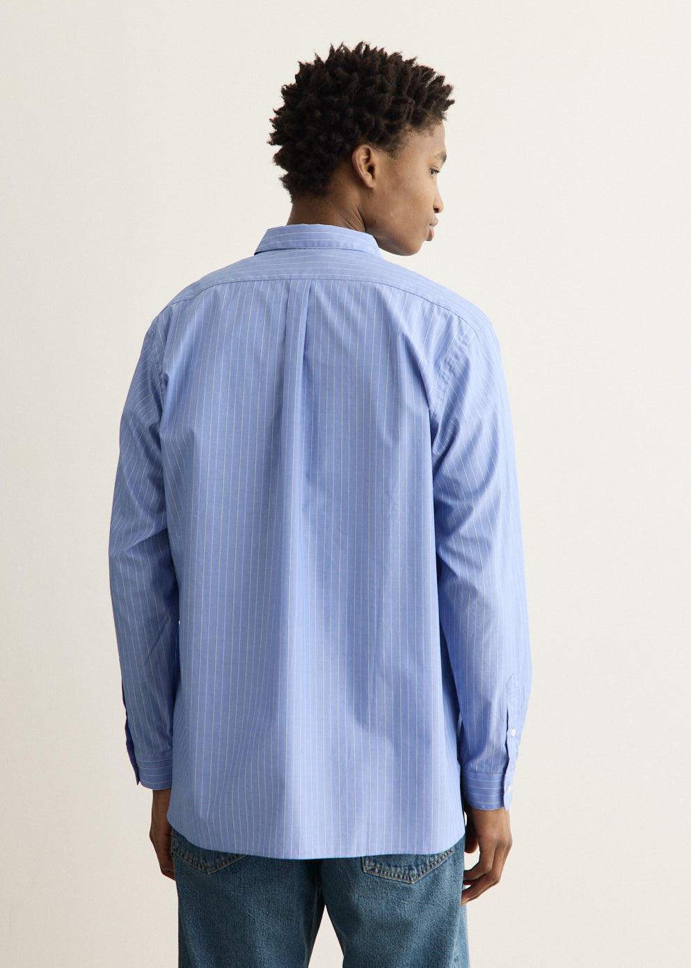 Check Pattern Collared Shirt with Long Sleeves and Relaxed Fit