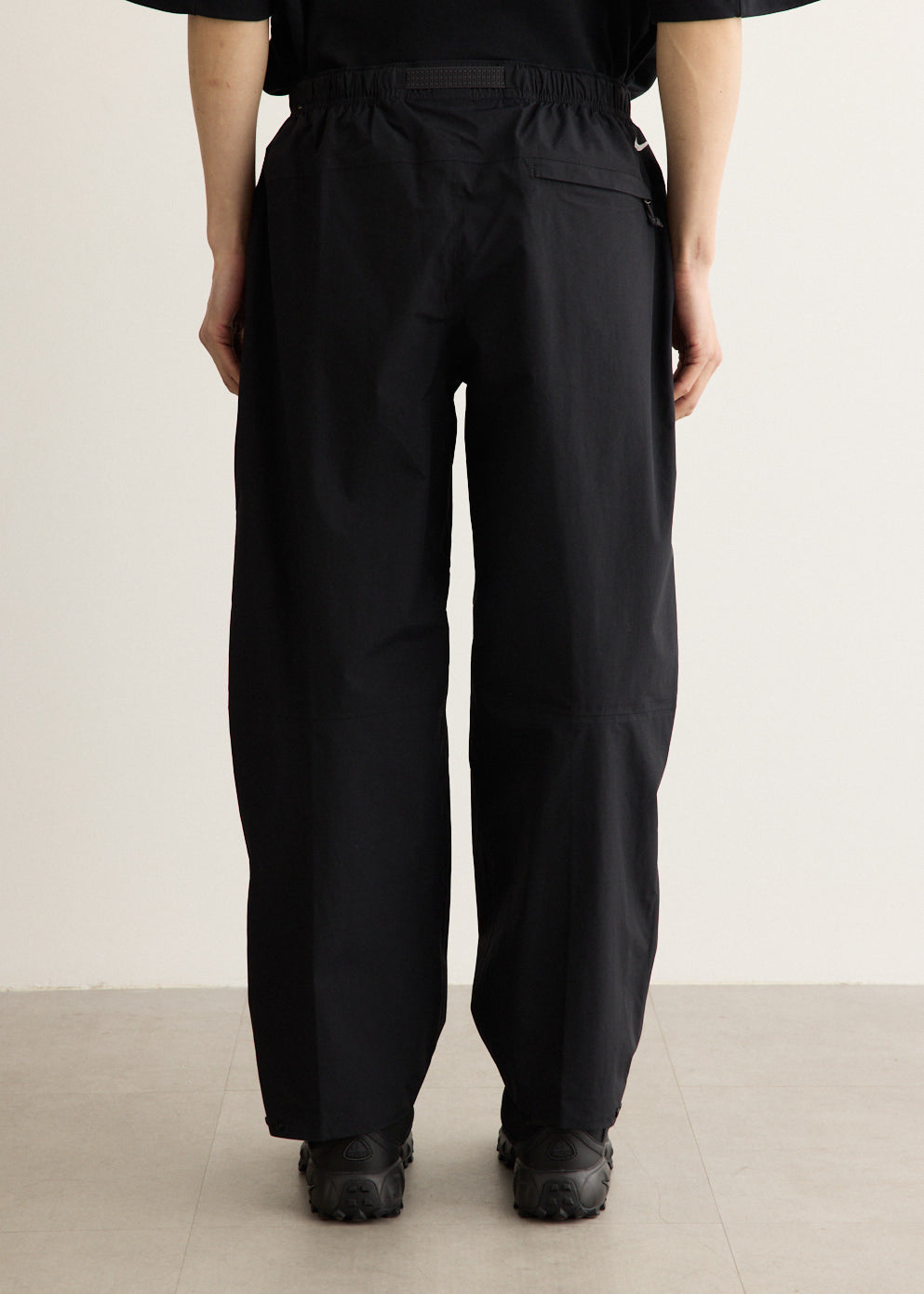 Nylon Rain Pants with Sealed Seams and Ankle Zippers, Packable Design