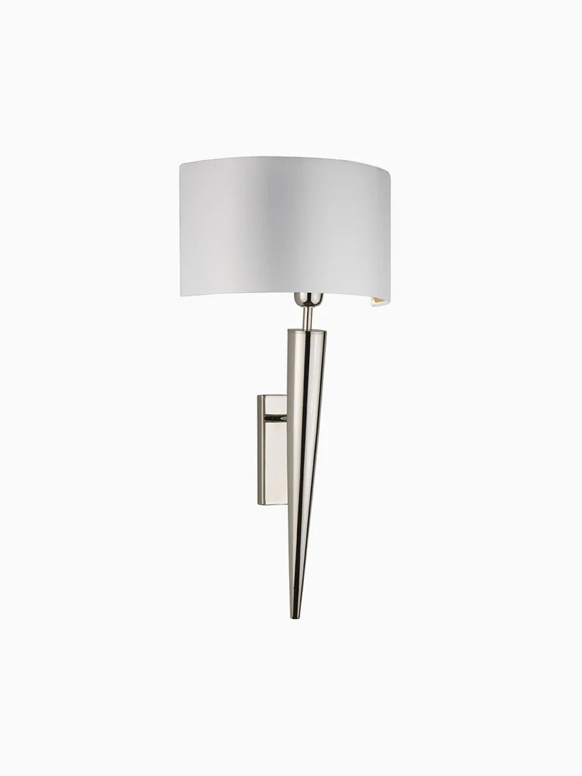 Modern Cone Shade, Wall Light with Fabric Lampshade