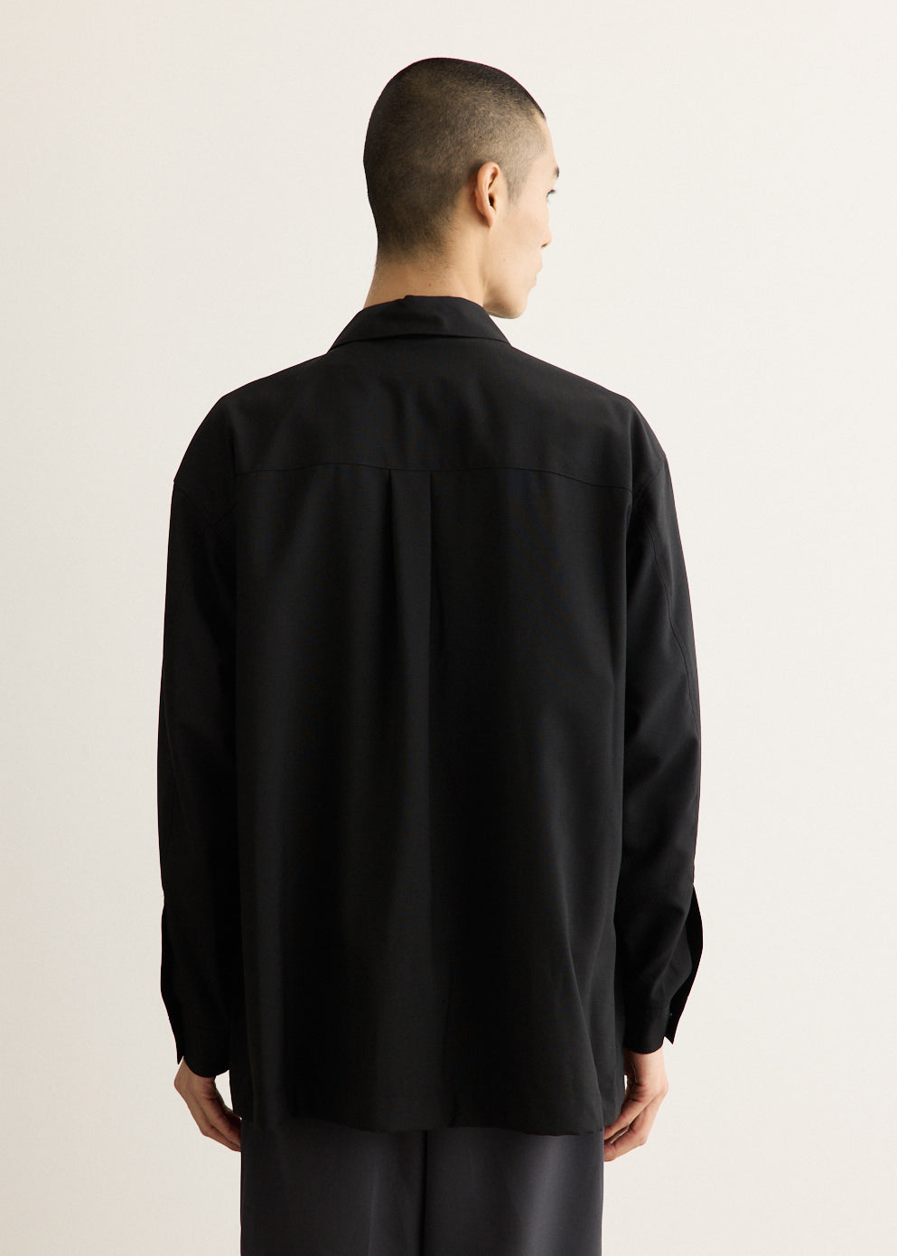 Wool Ripstop Coach Jacket with Mesh Lining and Adjustable Drawstring Hem