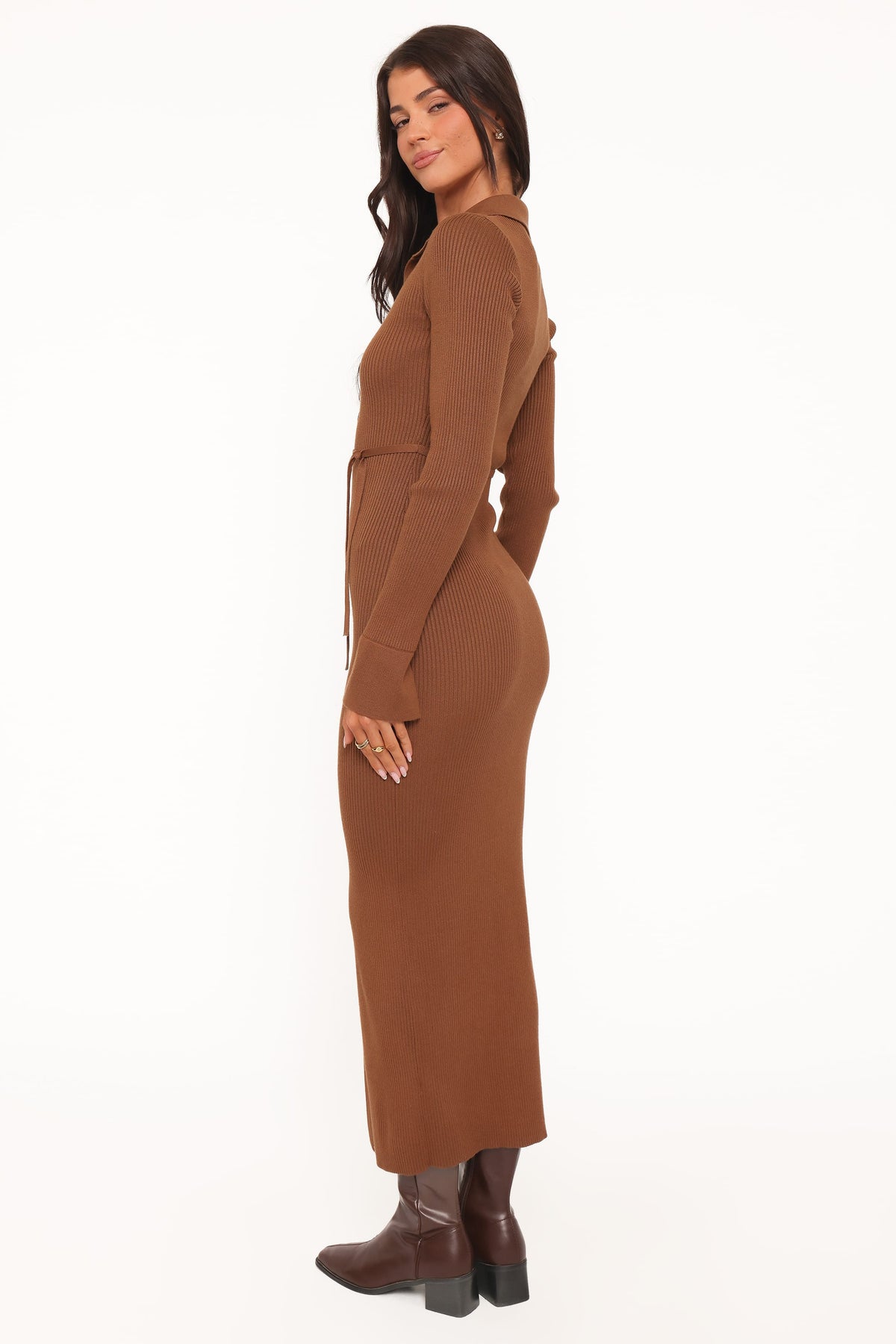Petal and Pup USA DRESSES Kadi Maxi Dress - Brown