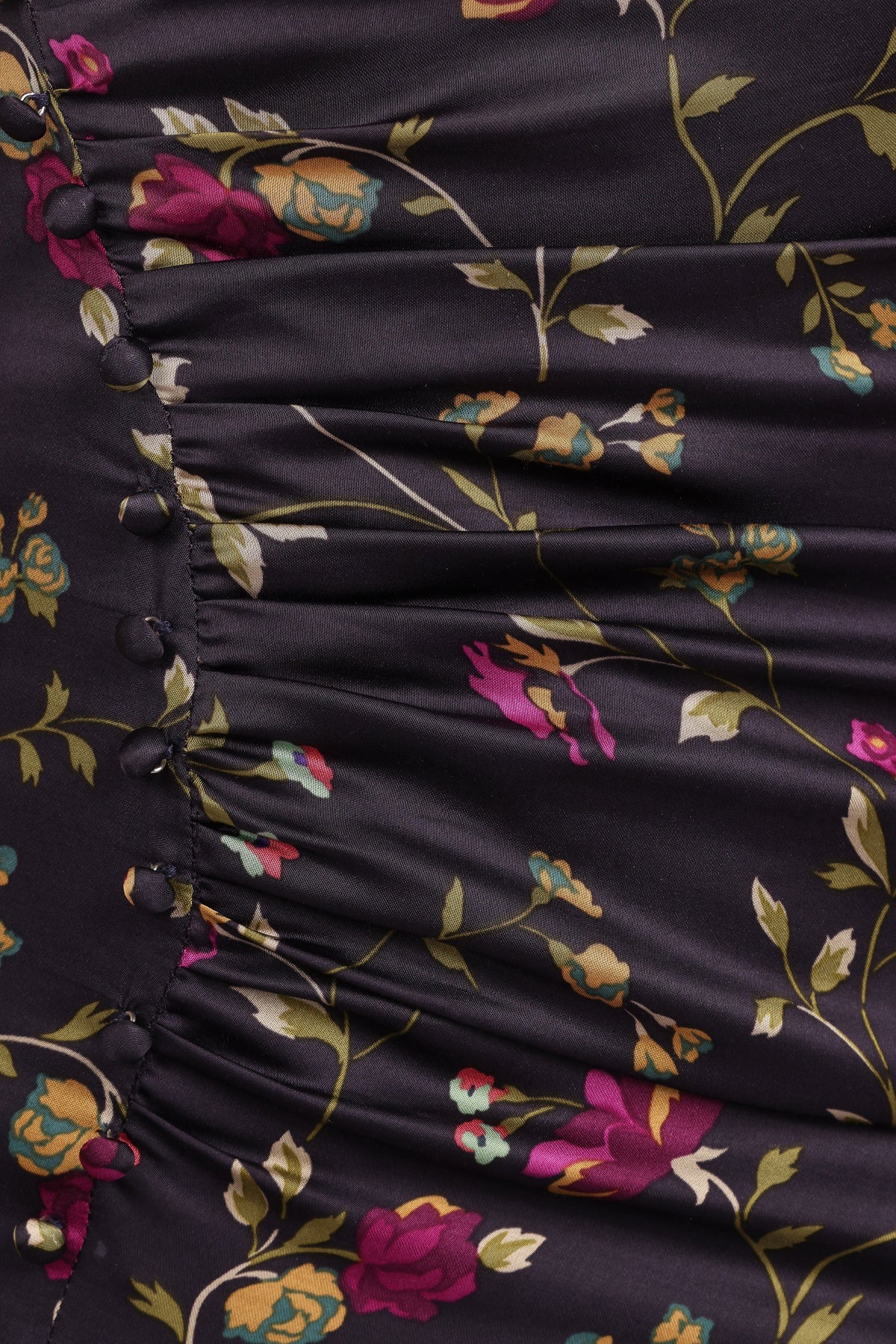 Petal and Pup USA DRESSES Lisbeth Midi Dress - Midnight Floral