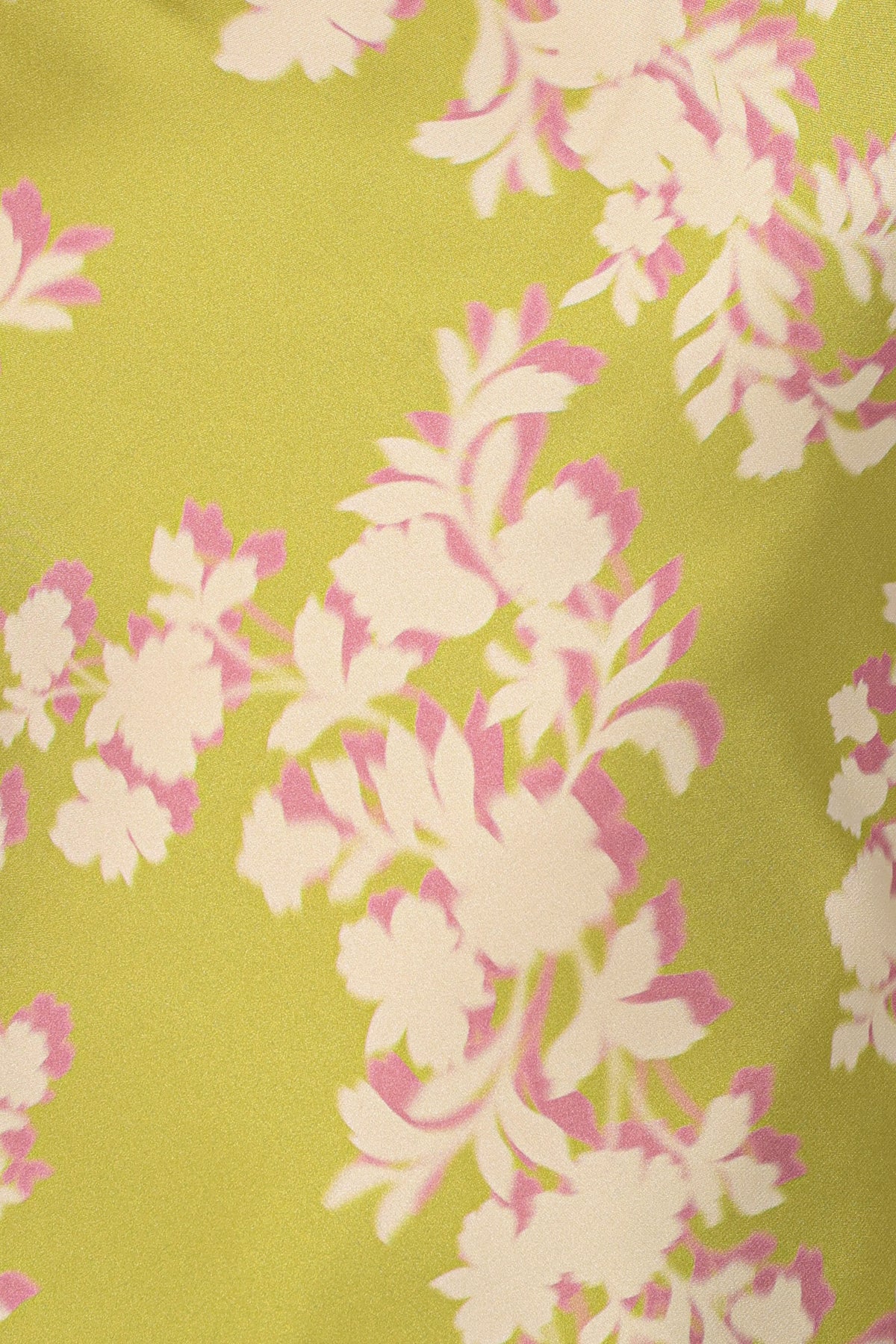 TOPS Richards Top - Green Rum Floral